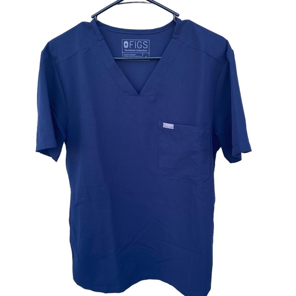 Figs Navy Top
